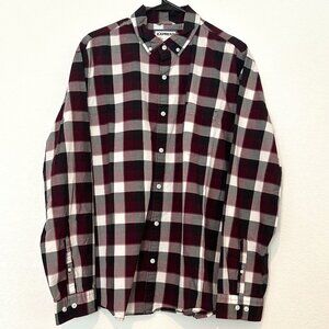 Express Plaid Button Down Shirt
